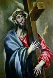 Christ étreignant la croix, 1600-10